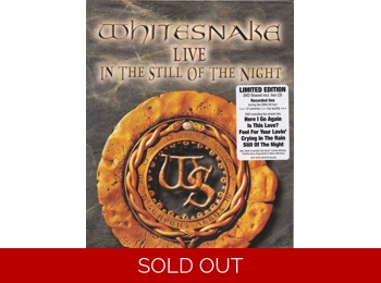 Whitesnake ‎– Live In The Still Of The Night - UK Limited Edition 10 Track Live CD & 16 Track DVD Box Set
